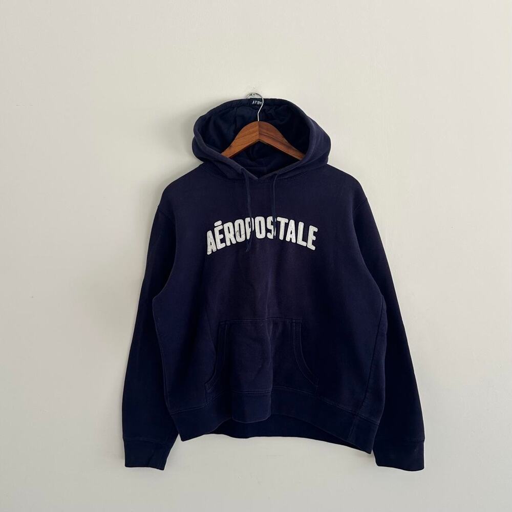 Vintage y2k Aeropostale Embroidered Logo Graphic Hoodie